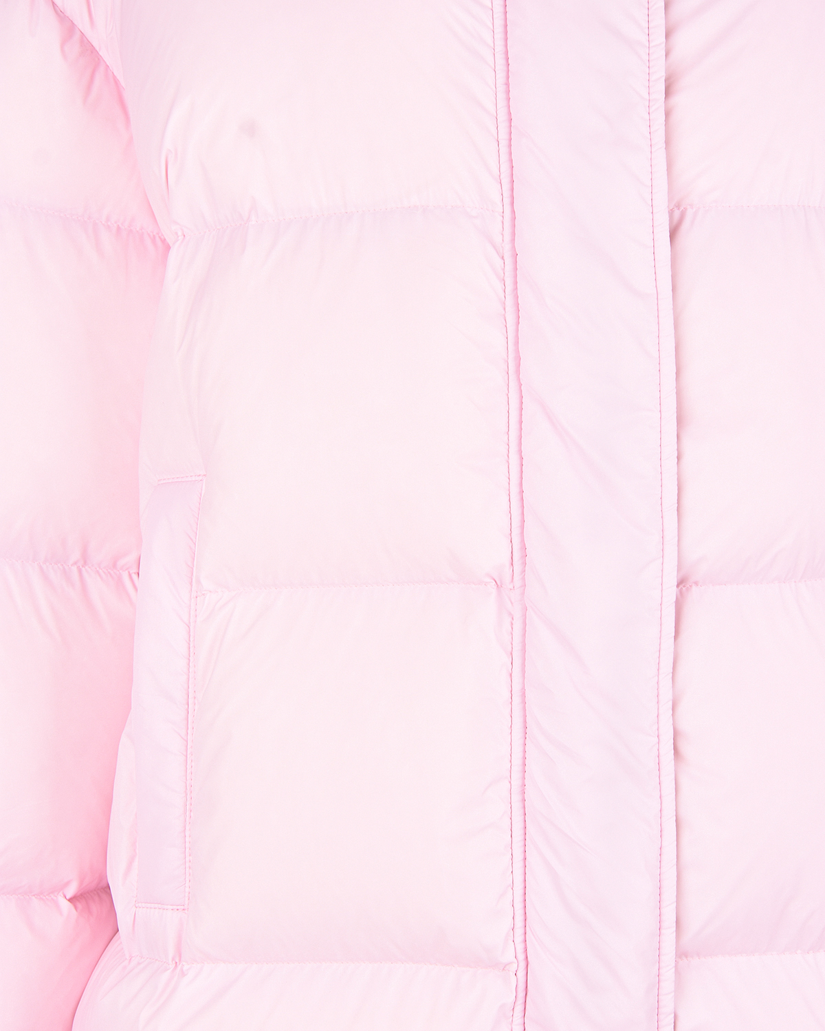 Удлиненная розовая куртка-пуховик MSGM, размер 44, цвет розовый - фото 8