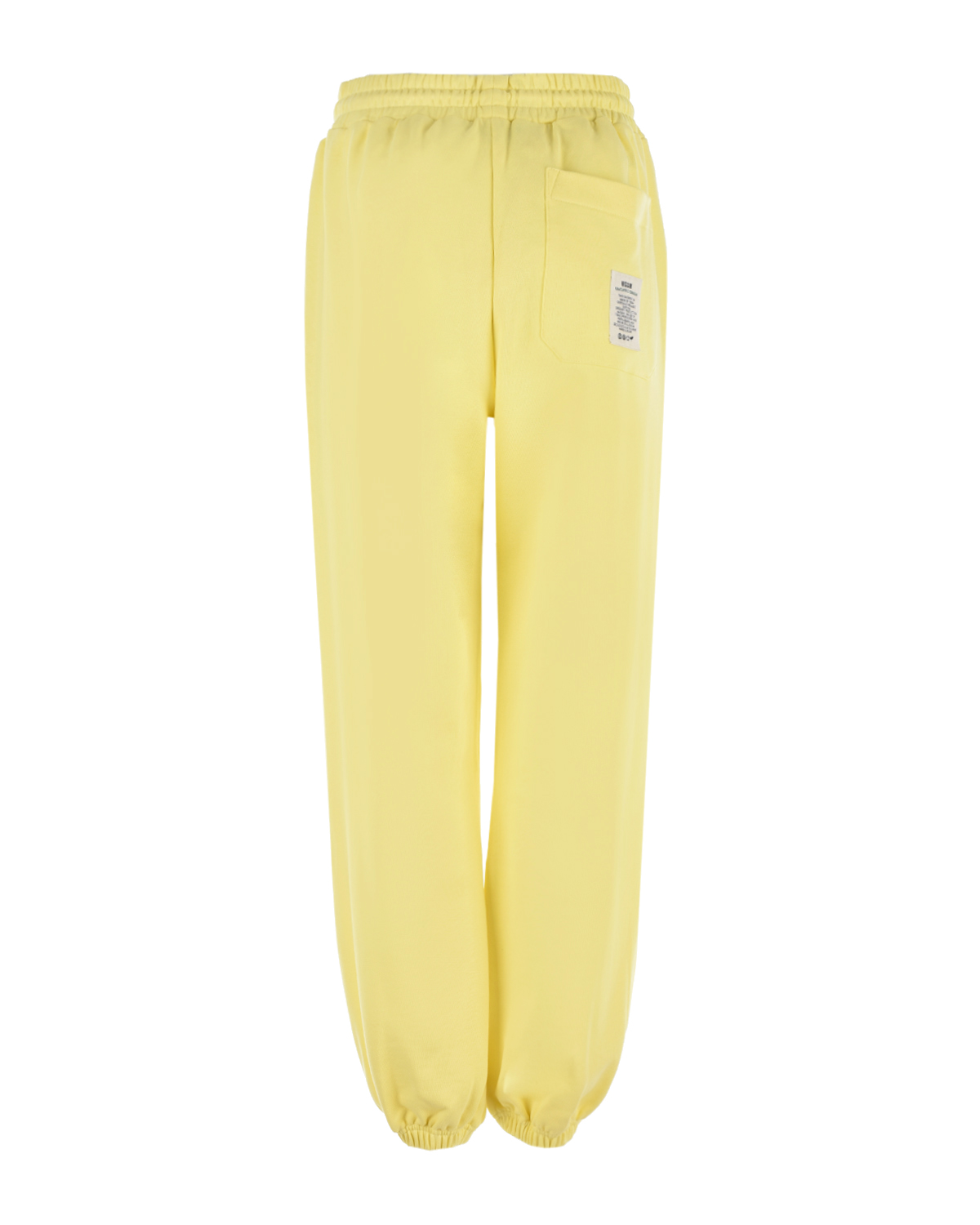 Желтые спортивные брюки MSGM, размер 40, цвет желтый - фото 6