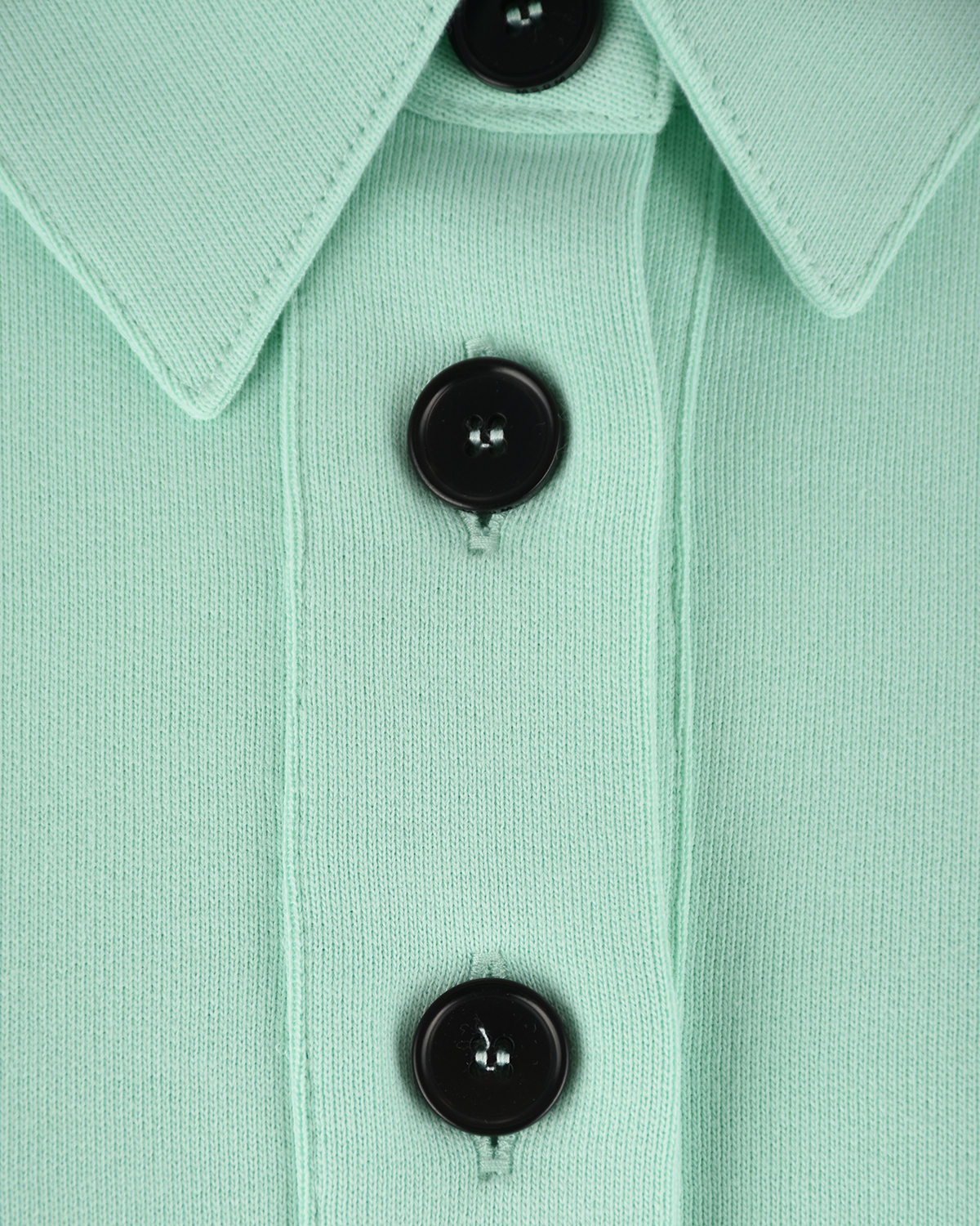 Свитшот с отложным воротником MSGM, размер 42, цвет голубой - фото 6