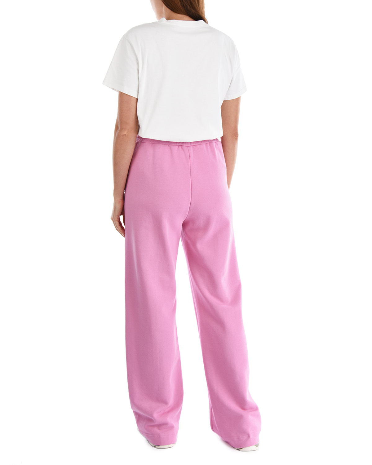 Розовые спортивные брюки со стрелками MSGM, размер 42, цвет розовый - фото 5