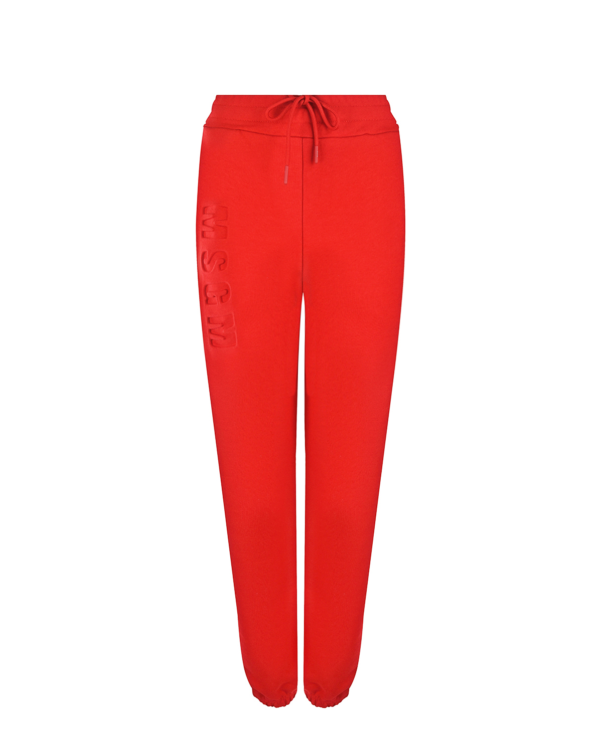 Красные спортивные брюки MSGM, размер 42, цвет красный - фото 1