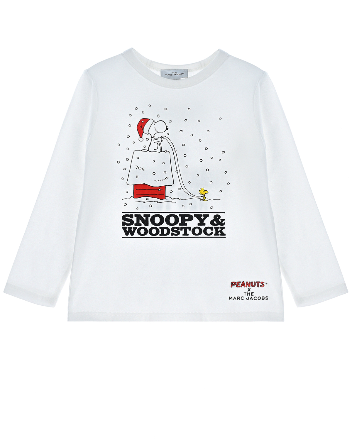 

Белая толстовка с принтом "Snoopy and Woodstock" Marc Jacobs (The) детская, Белый, Белая толстовка с принтом "Snoopy and Woodstock" Marc Jacobs (The) детская