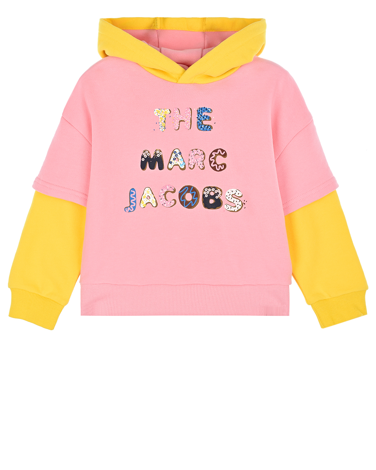 

Толстовка с эффектом многослойности Marc Jacobs (The) детская, Розовый, Толстовка с эффектом многослойности Marc Jacobs (The) детская