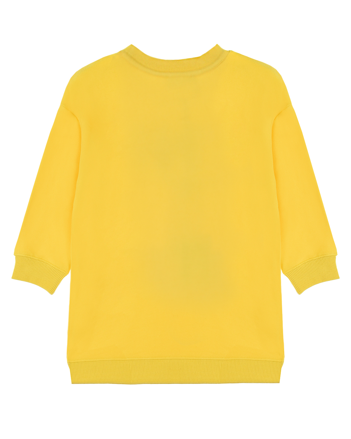 Желтое трикотажное платье Marc Jacobs (The) детское, размер 98, цвет желтый Желтое трикотажное платье Marc Jacobs (The) детское - фото 2