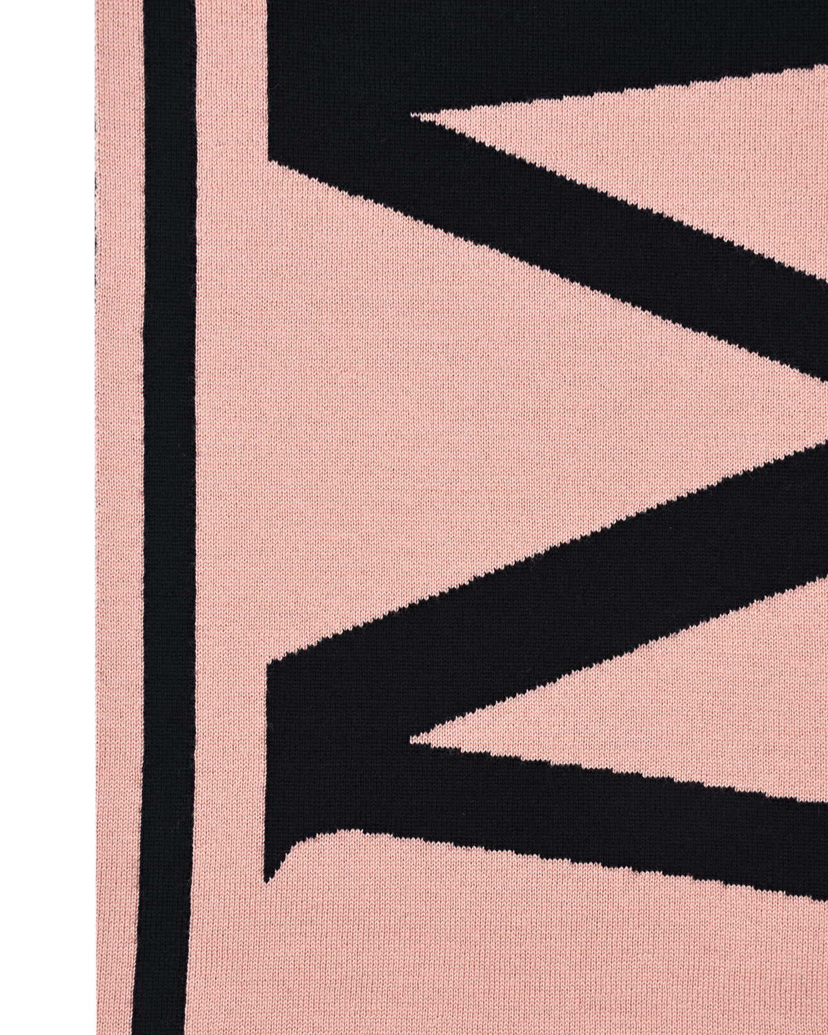 Розовый шерстяной шарф, 178x34 см Moncler детский, размер L - фото 3