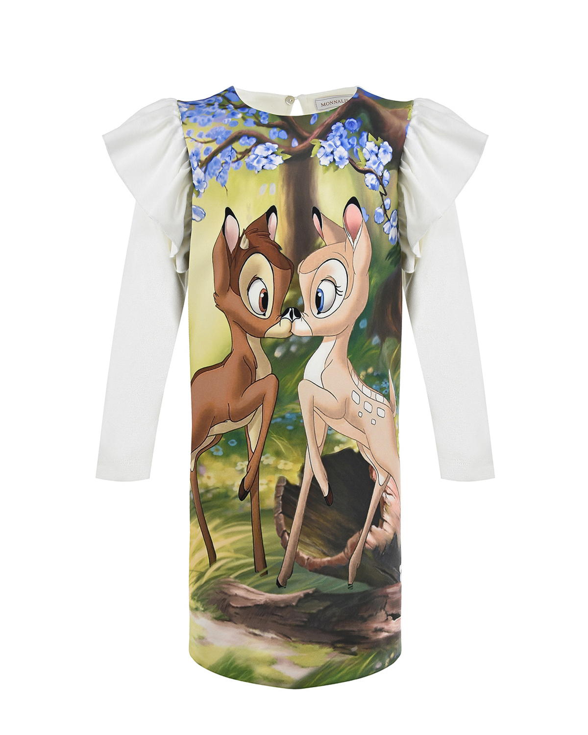 Платье с принтом "Bambi" Monnalisa детское, размер 110, цвет мультиколор - фото 1