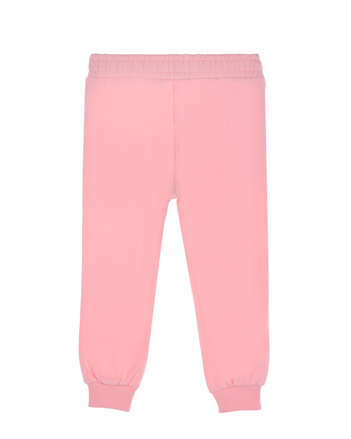 Розовые спортивные брюки Moschino детские, размер 104, цвет розовый - фото 2