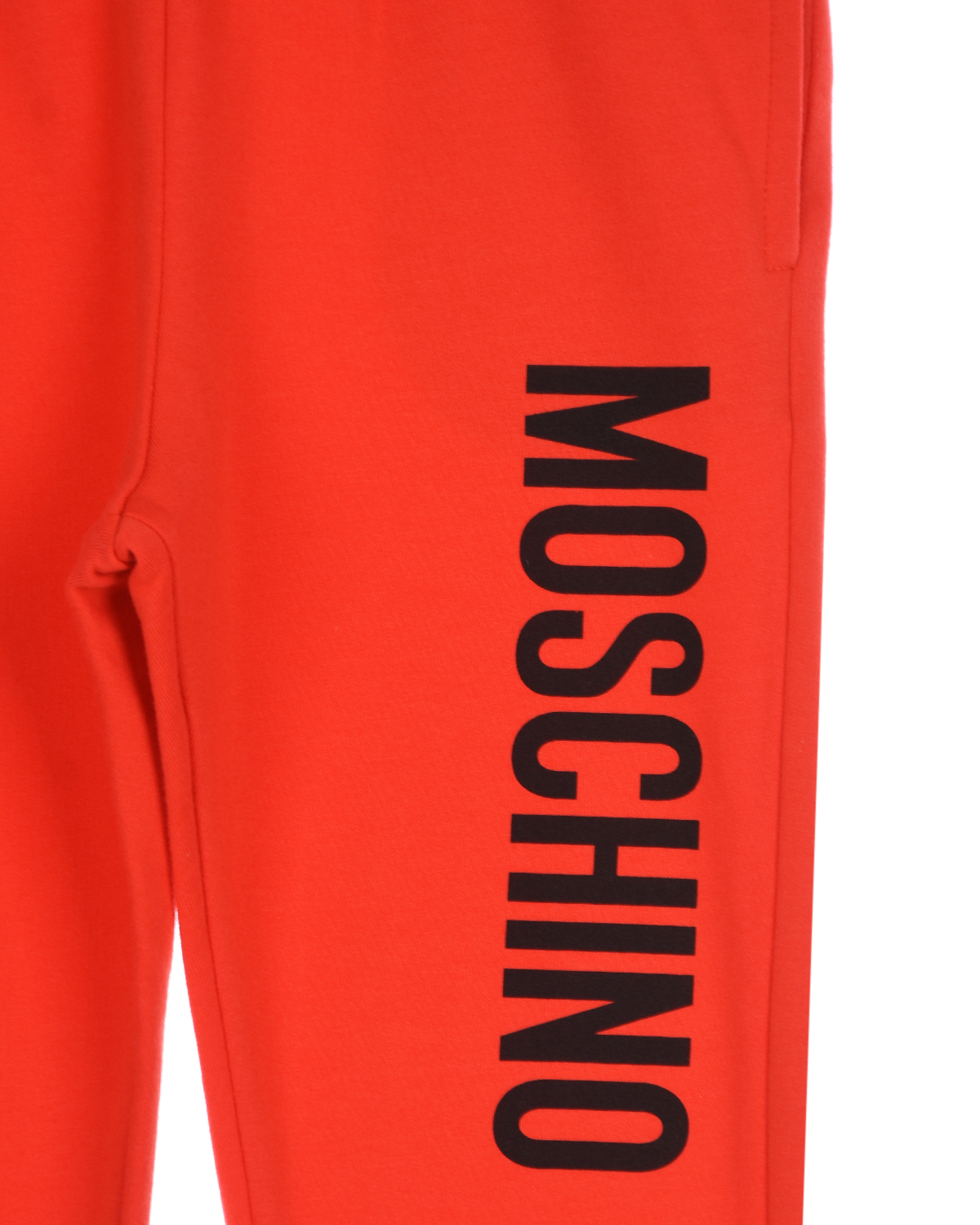 Красные спортивные брюки с принтом "медвежонок" Moschino детские, размер 104, цвет красный - фото 3