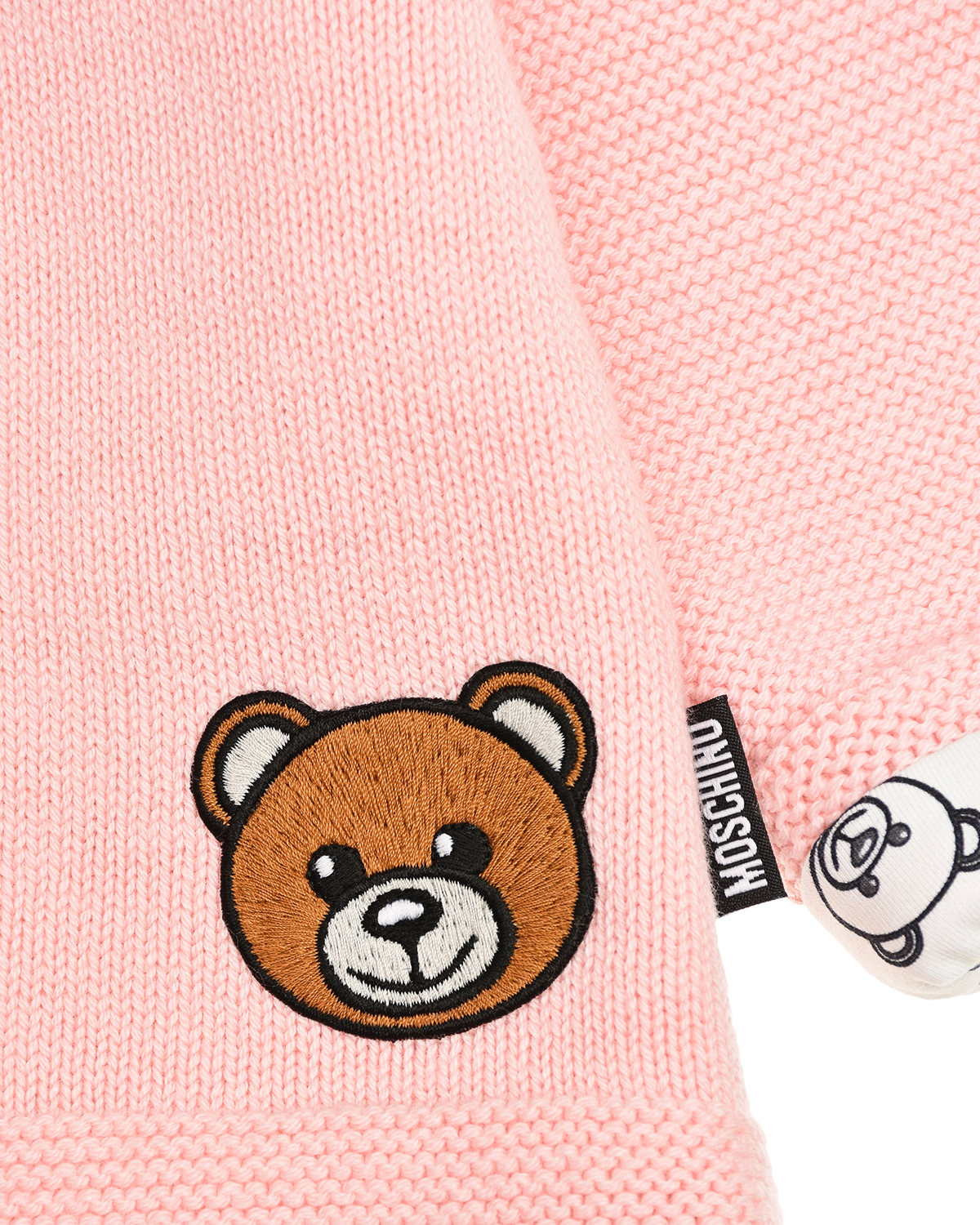 Комплект: куртка и брюки, розовый Moschino детский, размер 80 - фото 5