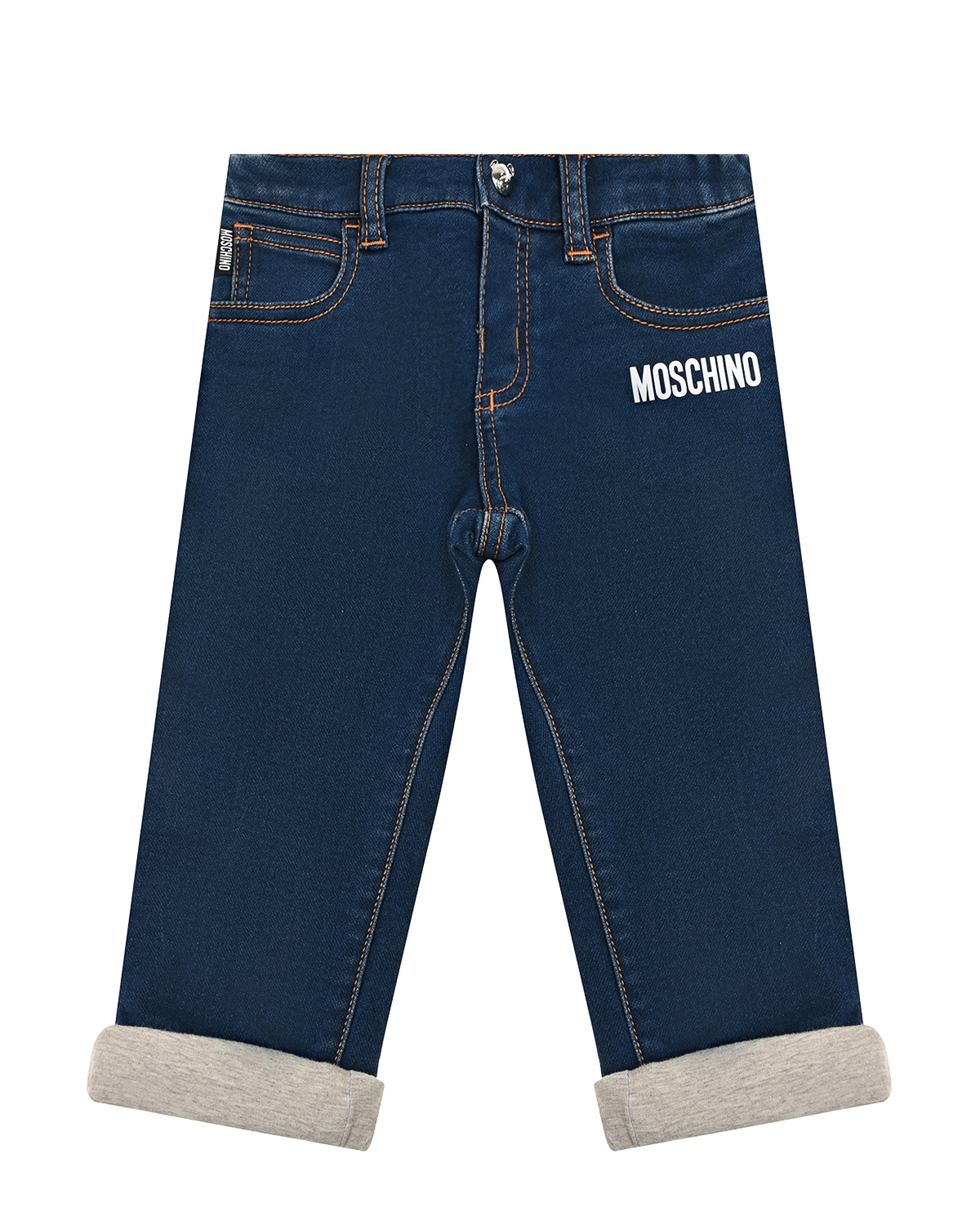 Темно-синие джинсы Moschino детское