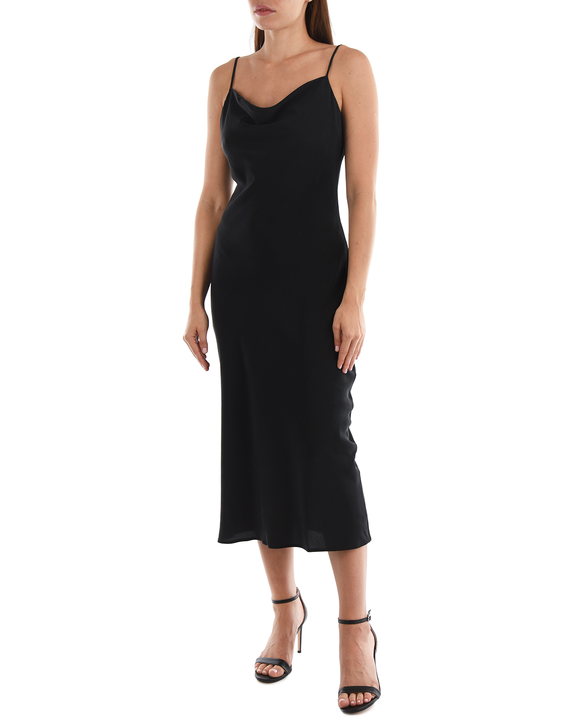 Черное шелковое платье Olivia von Halle, размер 42, цвет черный - фото 4