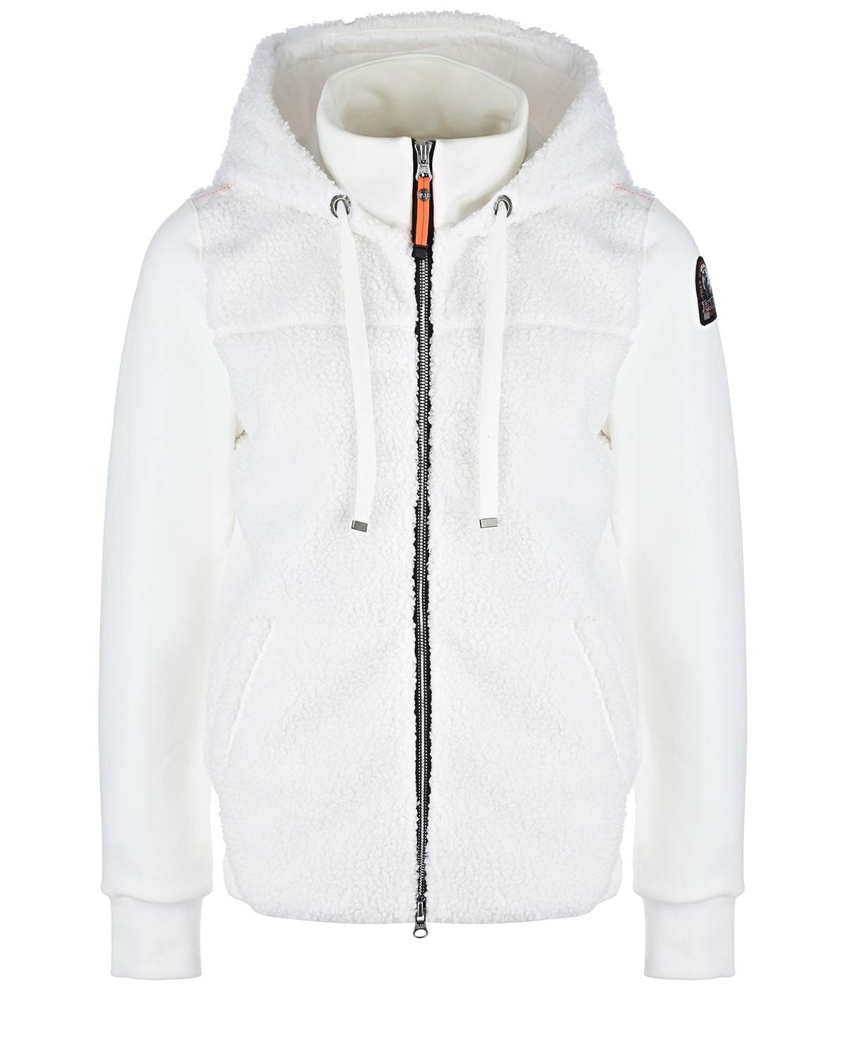 Белая утепленная спортивная куртка Parajumpers, размер 40, цвет белый