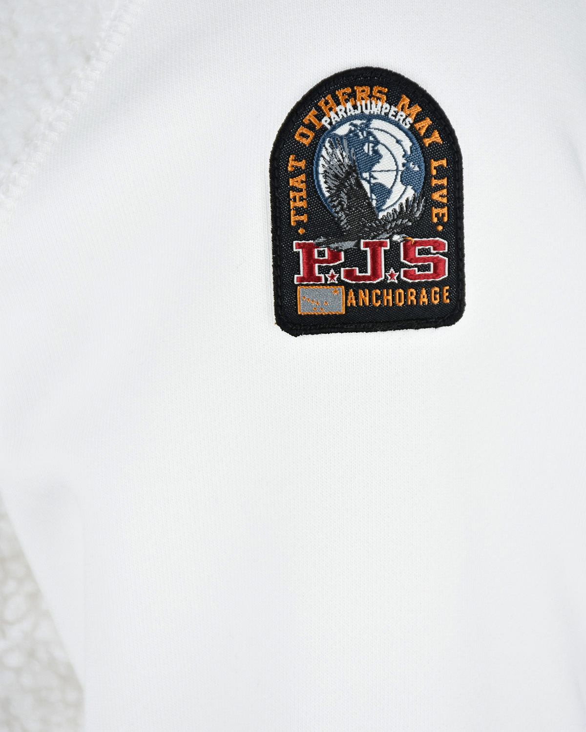 Белая утепленная спортивная куртка Parajumpers, размер 40, цвет белый - фото 9