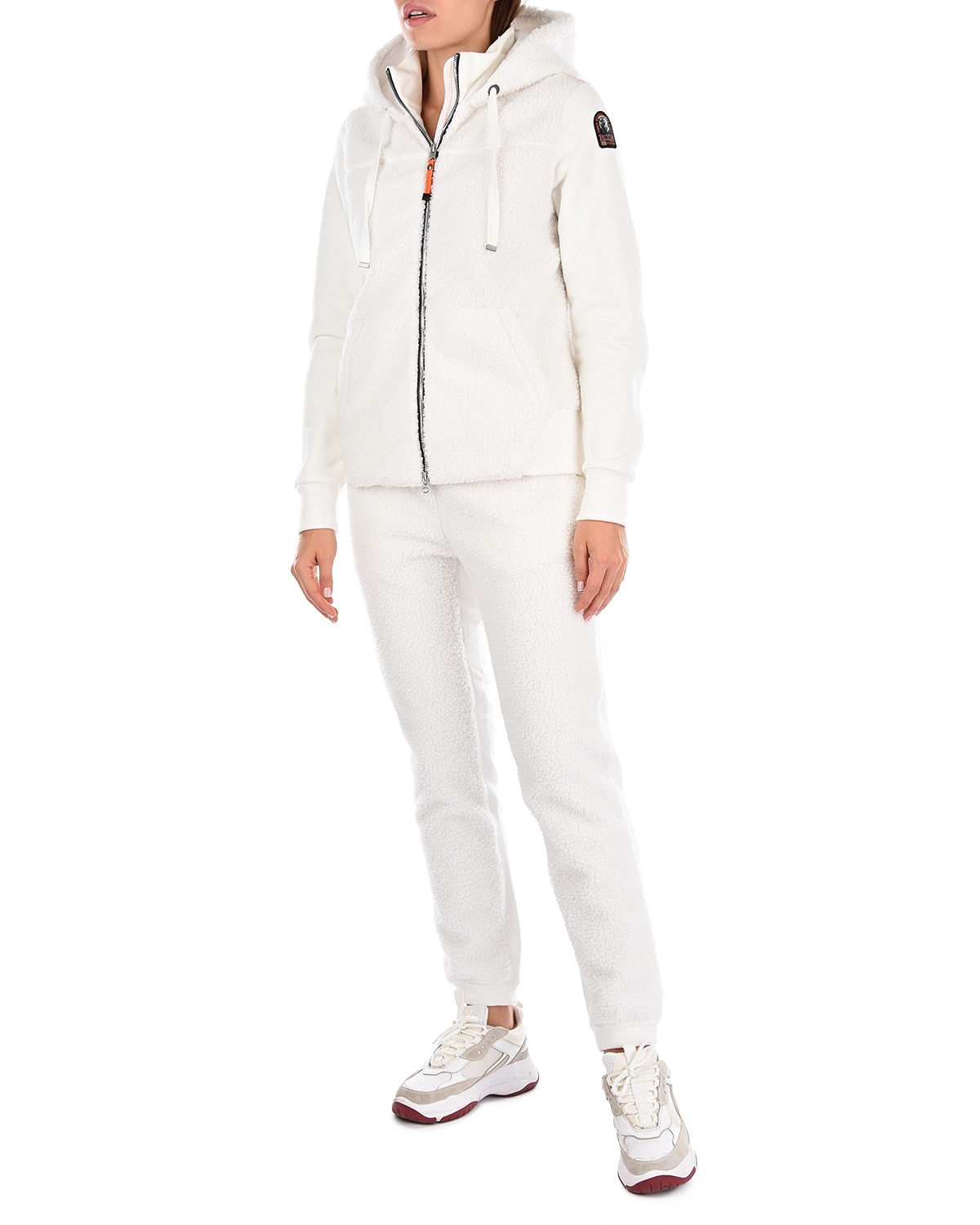 Белая утепленная спортивная куртка Parajumpers, размер 40, цвет белый - фото 2