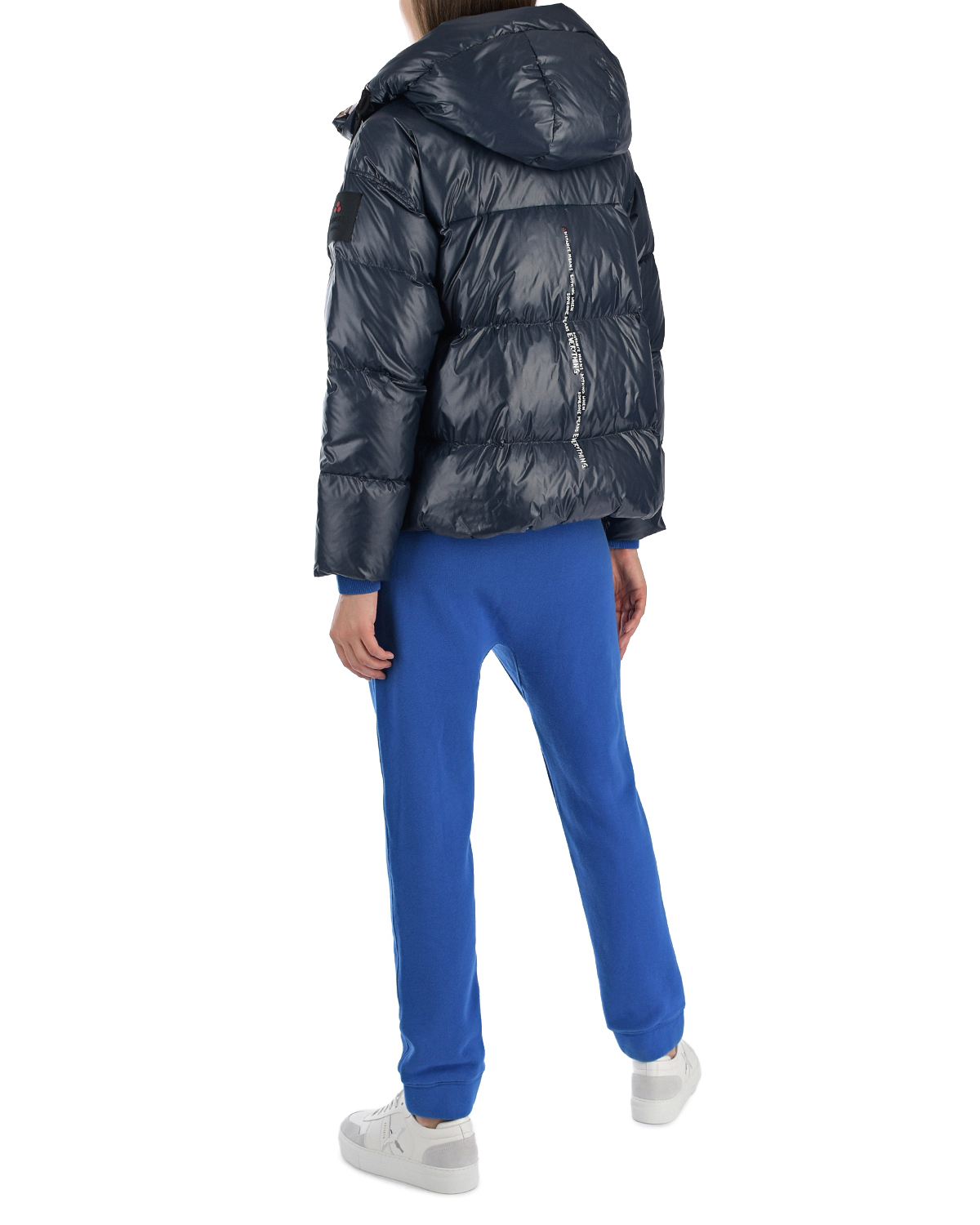 Зимняя двухсторонняя куртка Peuterey, размер 38, цвет синий - фото 4