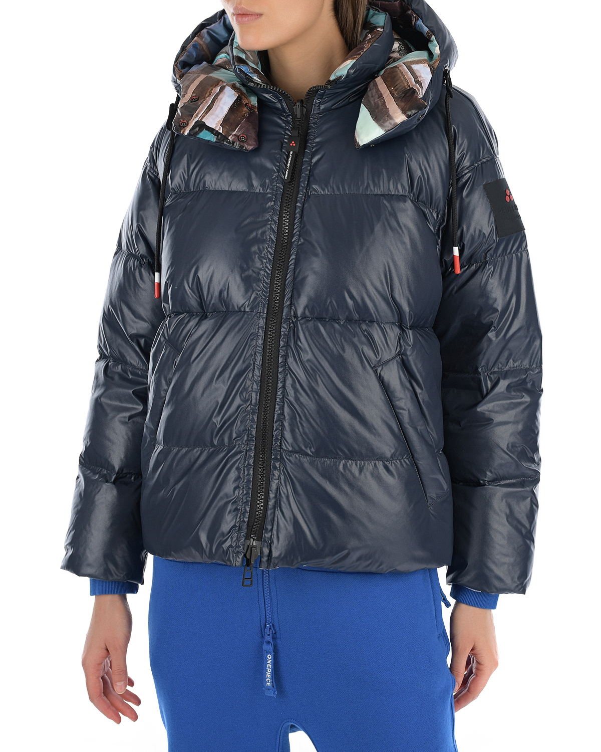 Зимняя двухсторонняя куртка Peuterey, размер 38, цвет синий - фото 7