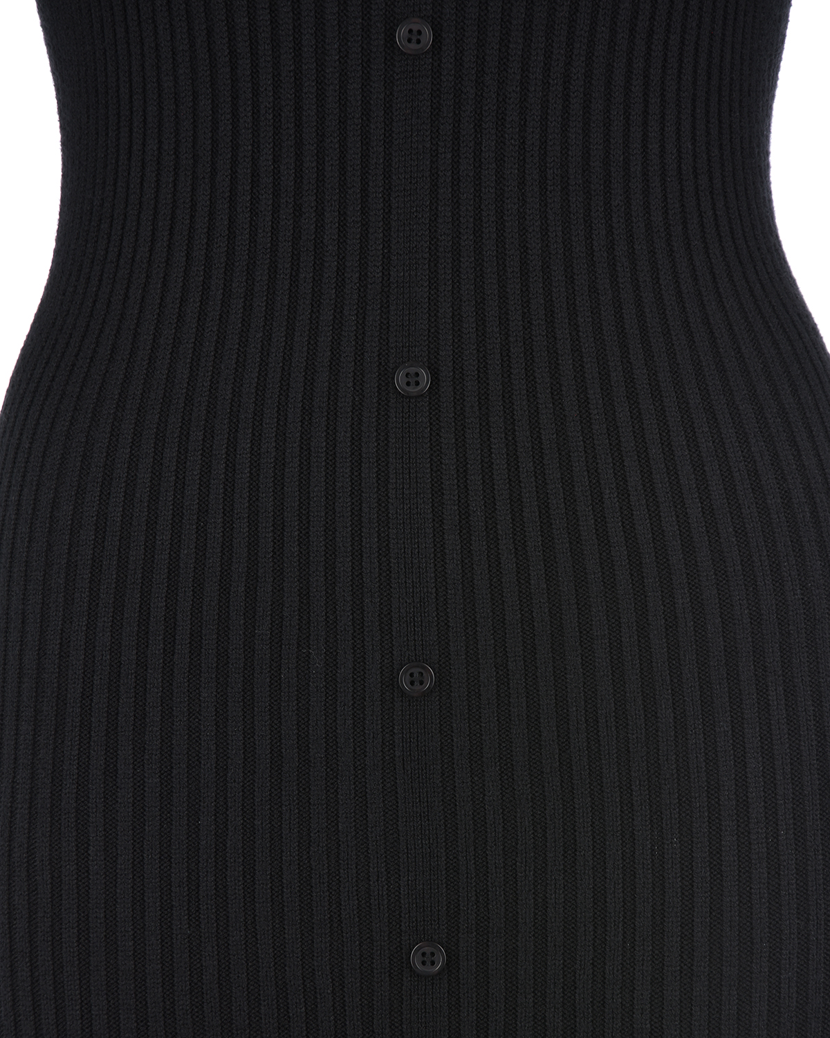 Черное трикотажное платье Bella Pietro Brunelli, размер 40, цвет черный - фото 6