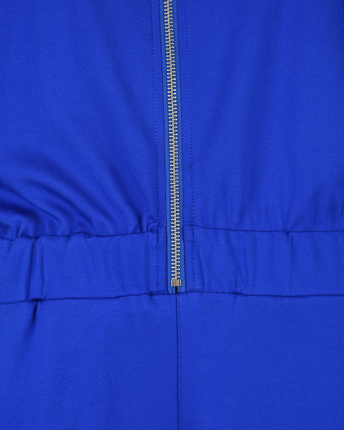 Синий комбинезон с поясом на резинке 5 Preview, размер 38 - фото 5
