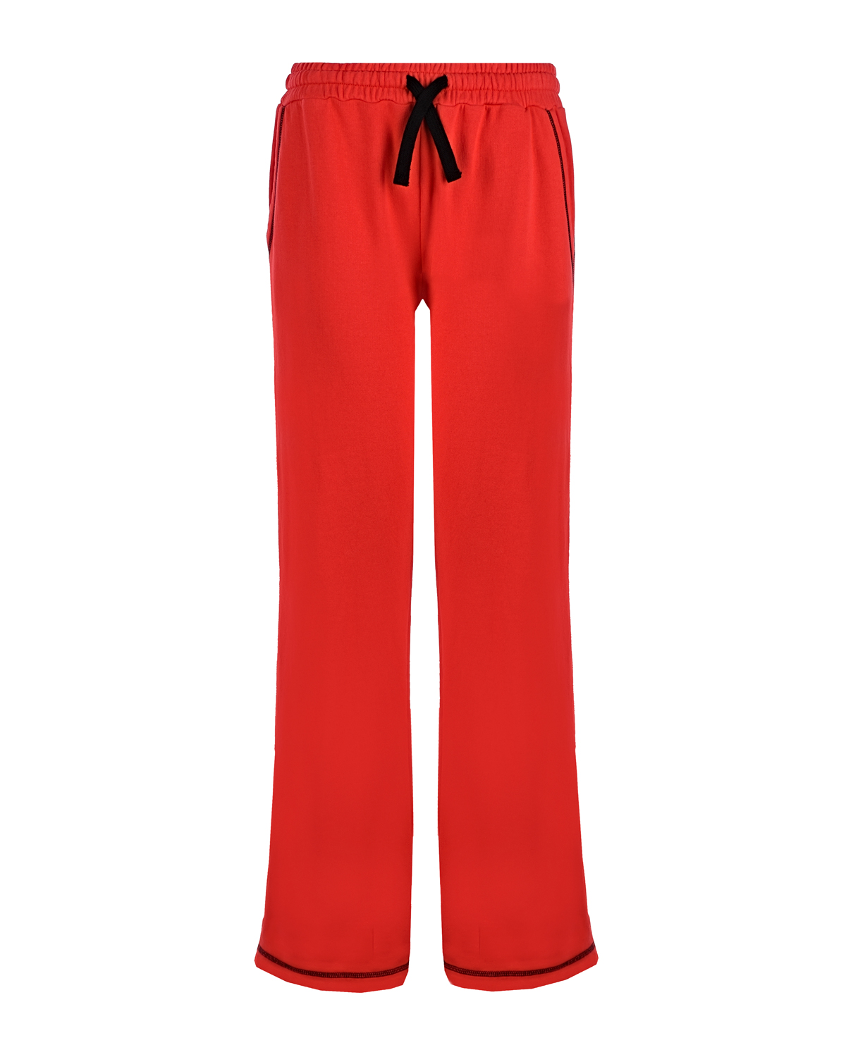 Красные трикотажные брюки Red Valentino