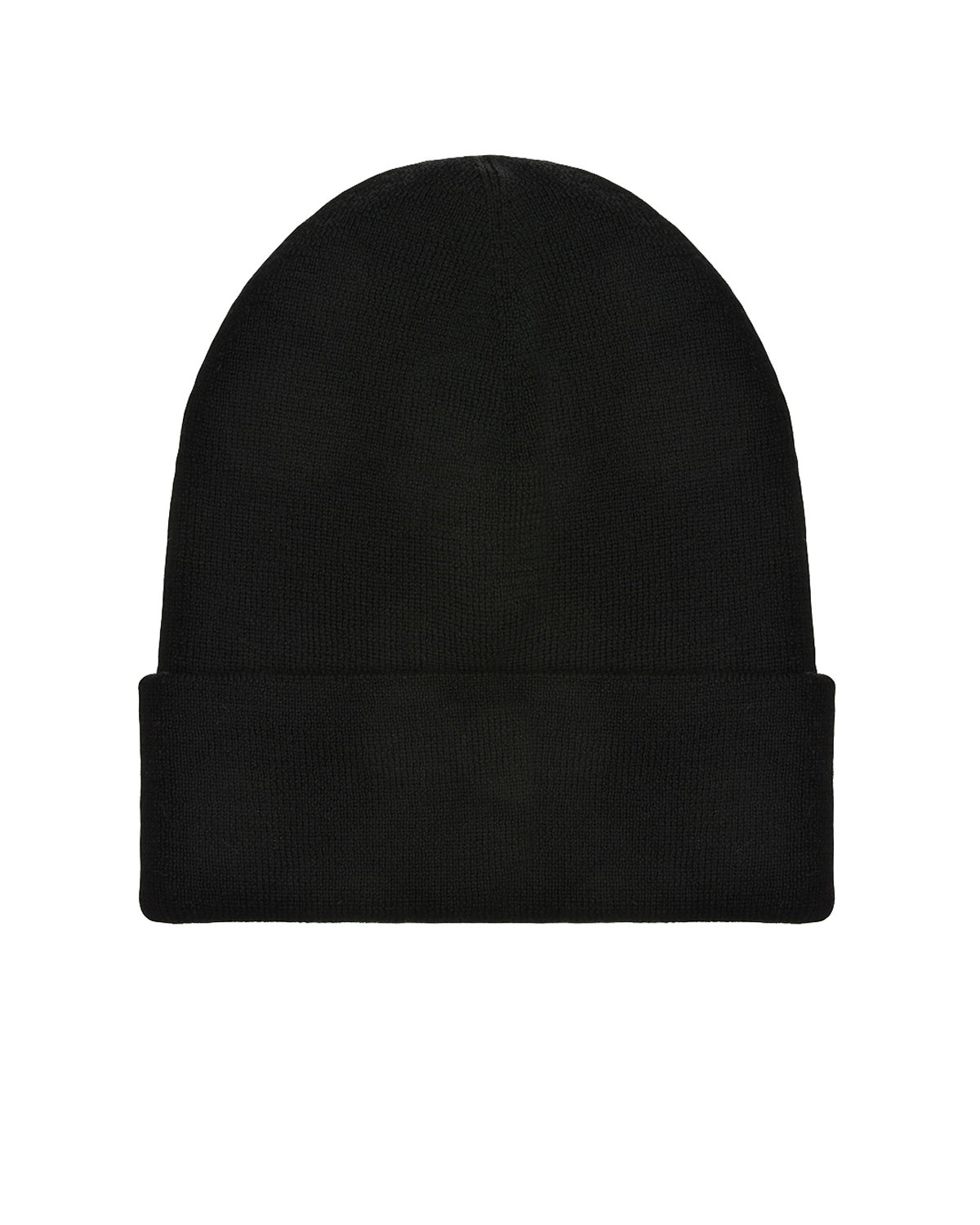 Шерстяная шапка с надписью "Kiss" из бисера Regina детская, размер 57, цвет черный - фото 2