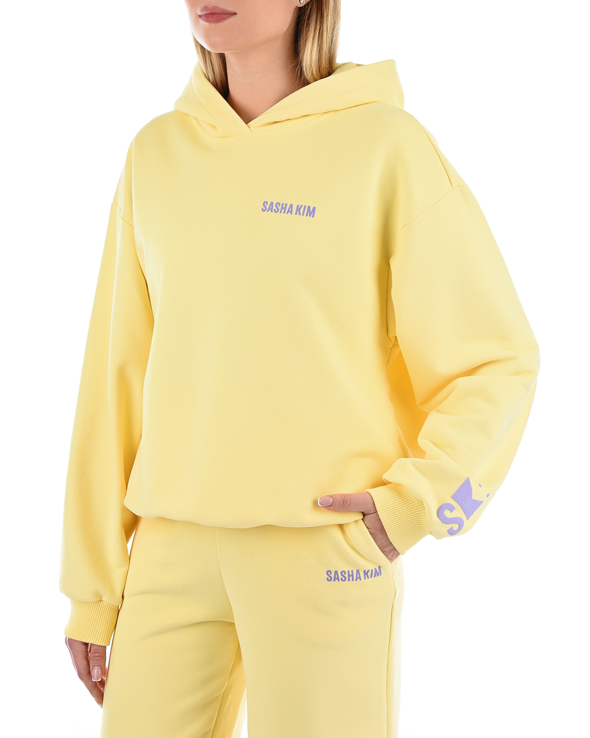 Желтый спортивный костюм Sasha Kim, размер 40 - фото 8