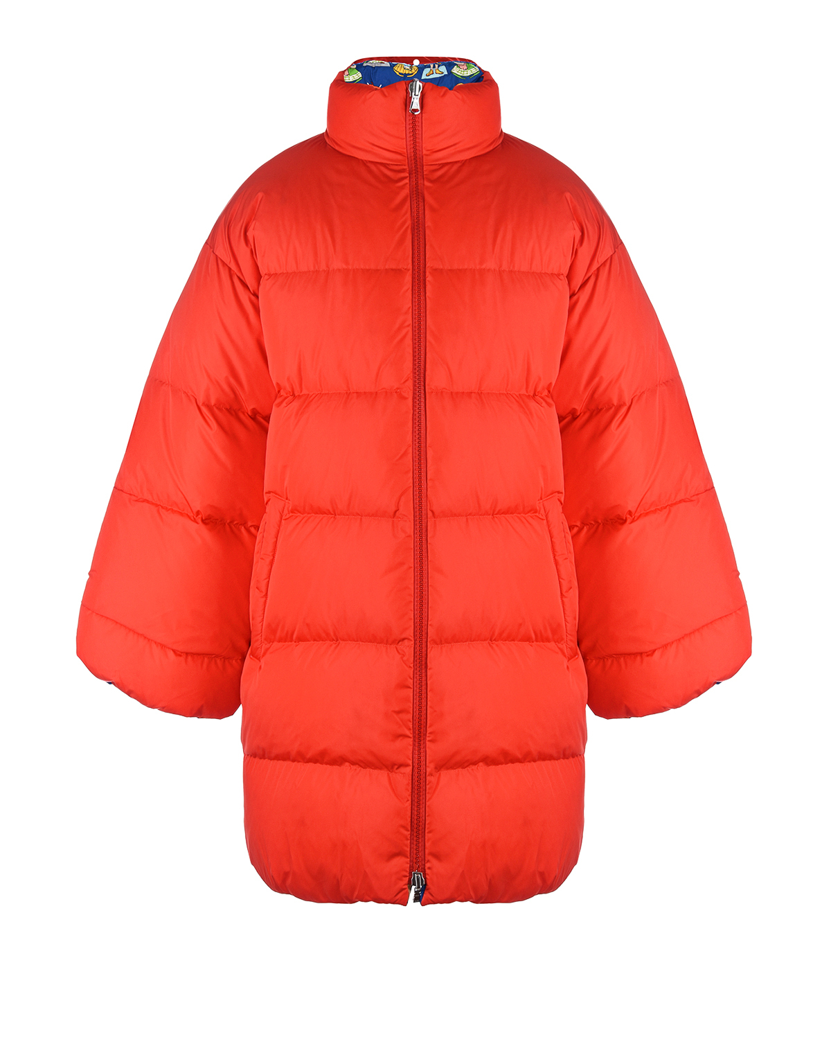 Красная куртка-пуховик Scrambled Ego, размер 40, цвет красный - фото 1