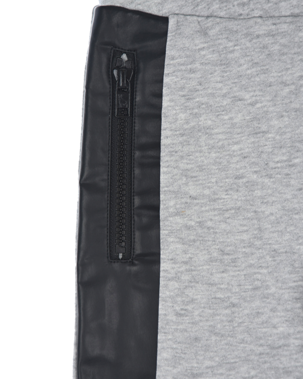 Серые спортивные брюки с черными вставками Stella McCartney детские, размер 164, цвет серый - фото 3