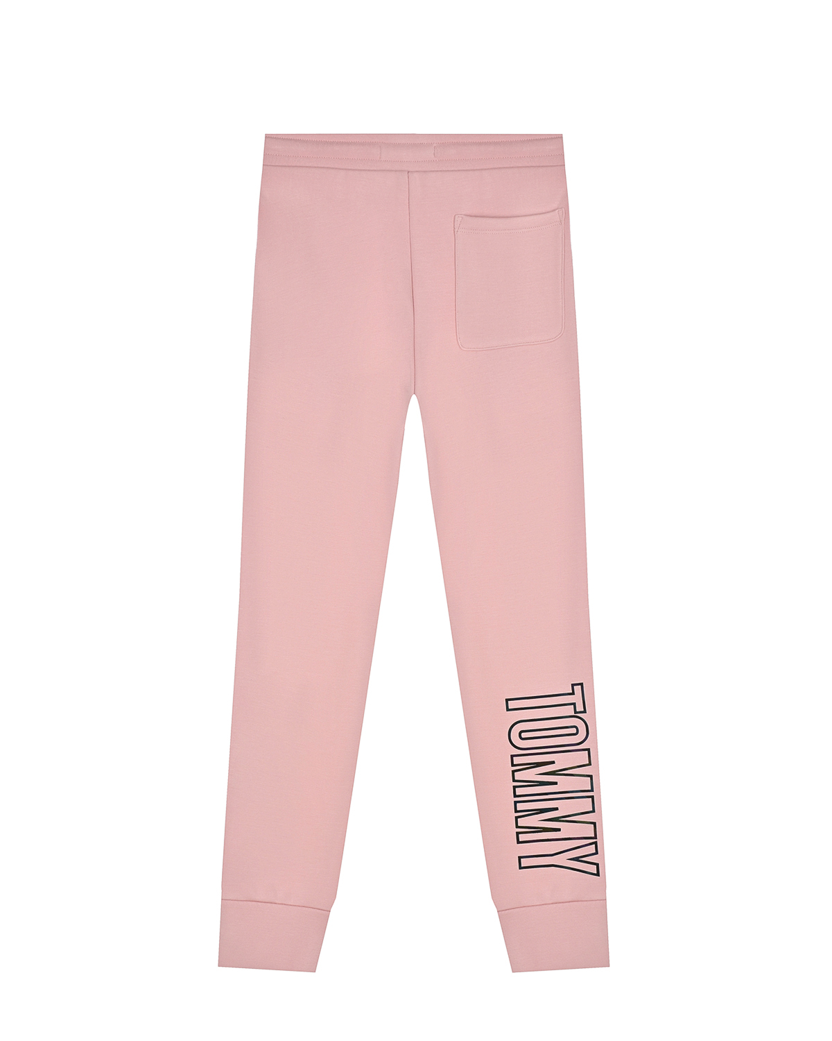 Розовые спортивные брюки Tommy Hilfiger детские, размер 140, цвет нет цвета - фото 2