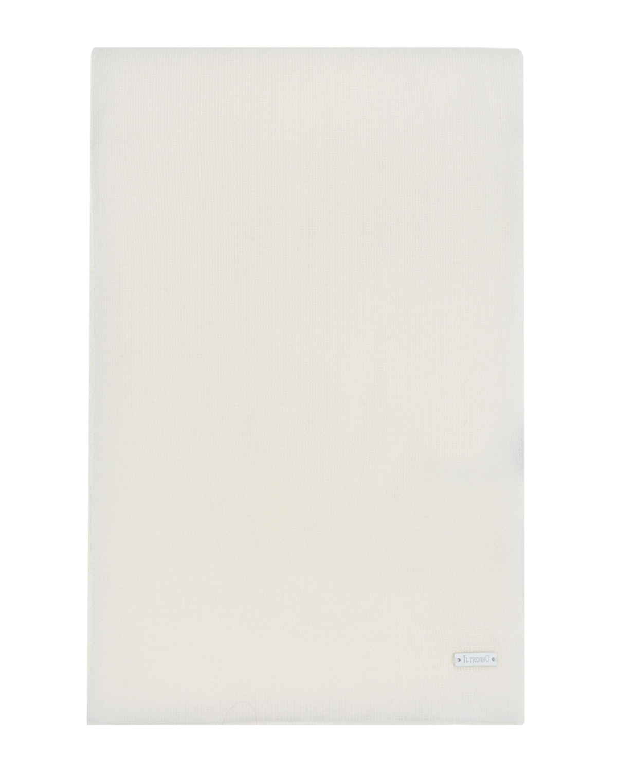 Белый шерстяной шарф, 160х25 см Il Trenino детский, размер unica - фото 2