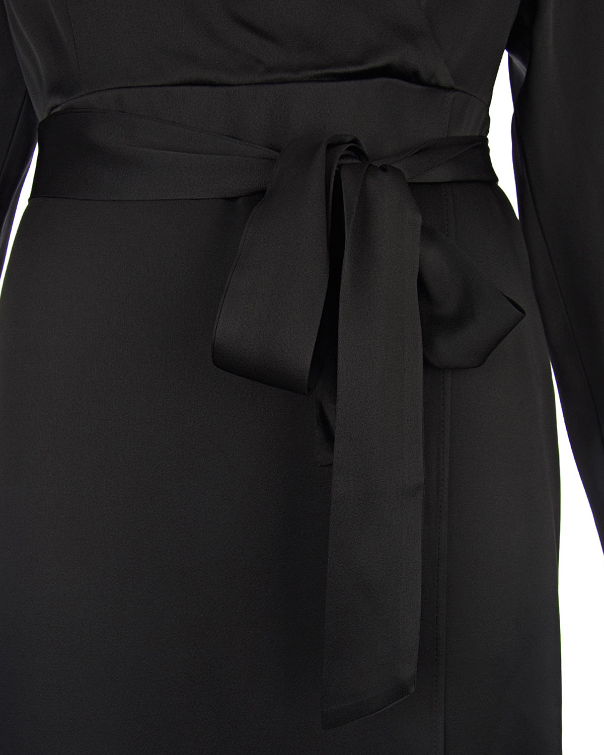 Черное платье с поясом TWINSET, размер 40, цвет черный - фото 7