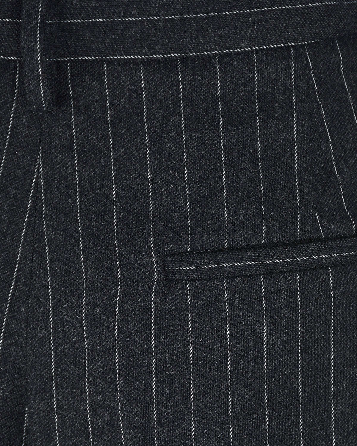 Черные брюки в полоску Vivetta, размер 46, цвет черный - фото 4