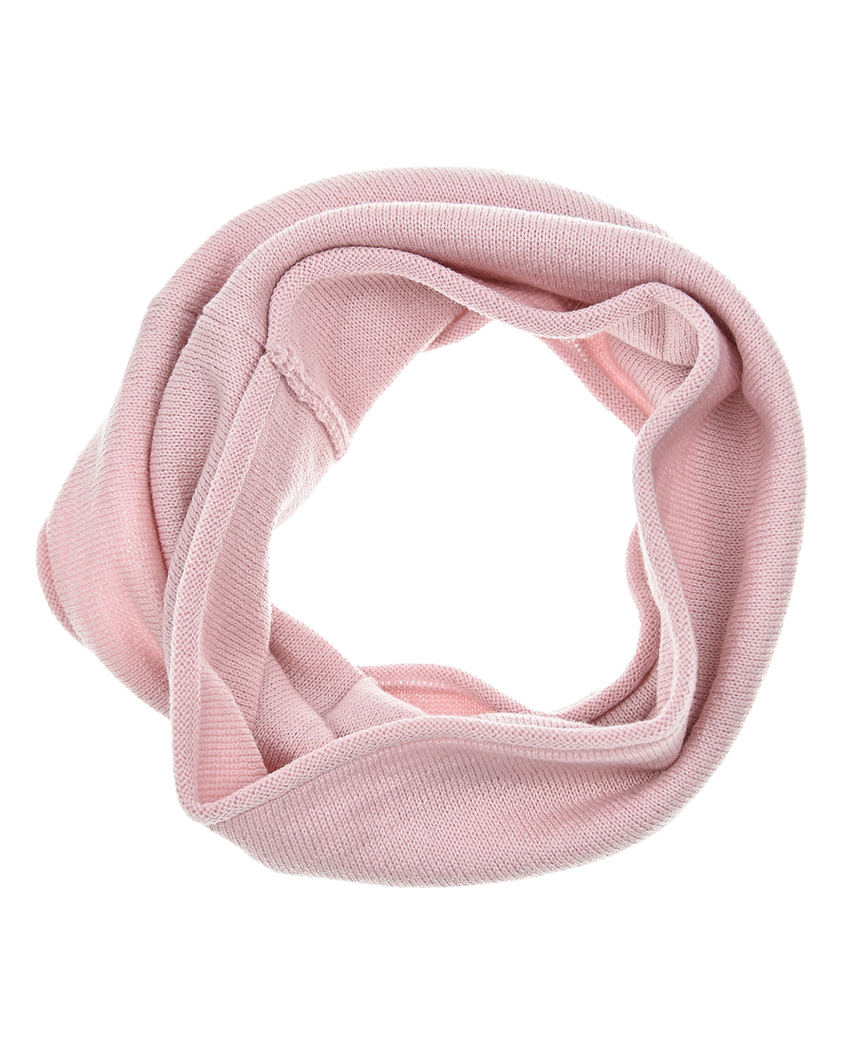 Розовый шарф-ворот, 26x24 см Catya детский, размер unica - фото 3