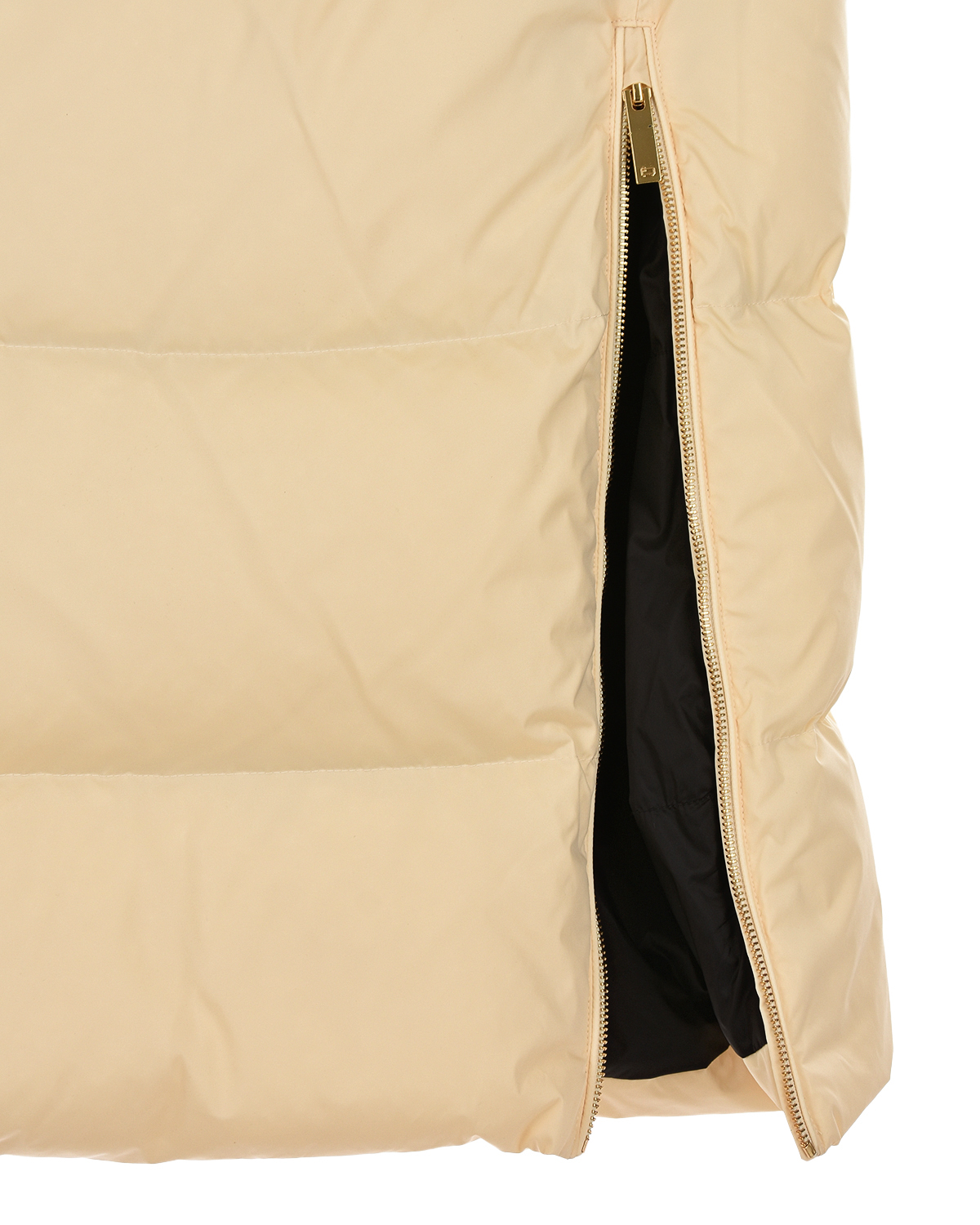 Стеганое пальто молочного цвета Woolrich, размер 40 - фото 8