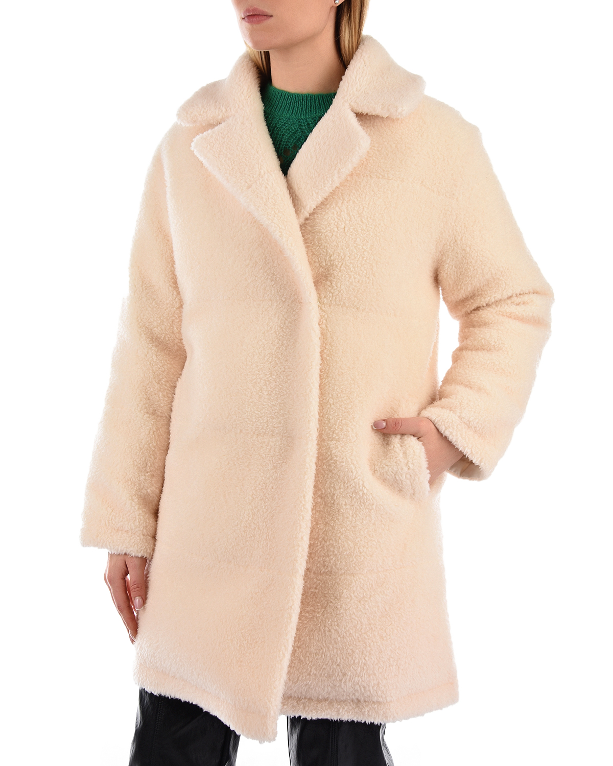 Двухстороннее укороченное пальто Yves Salomon, размер 36, цвет нет цвета - фото 11