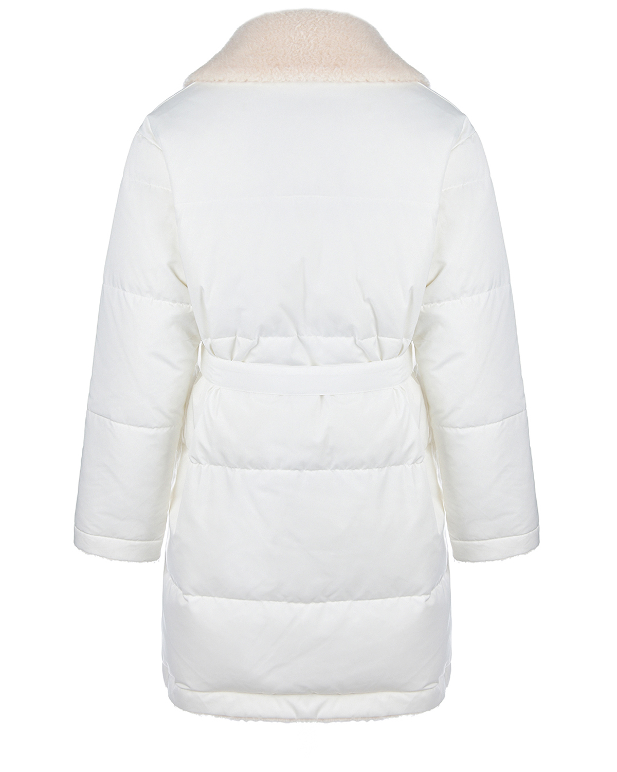 Двухстороннее укороченное пальто Yves Salomon, размер 36, цвет нет цвета - фото 7