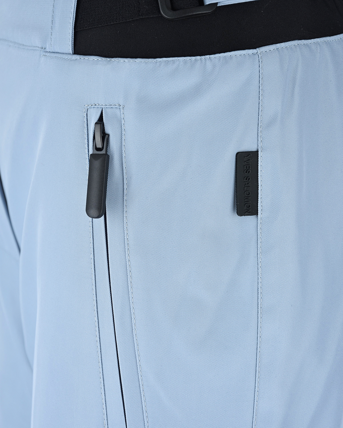 Голубые мембранные брюки Yves Salomon, размер 34, цвет голубой - фото 4