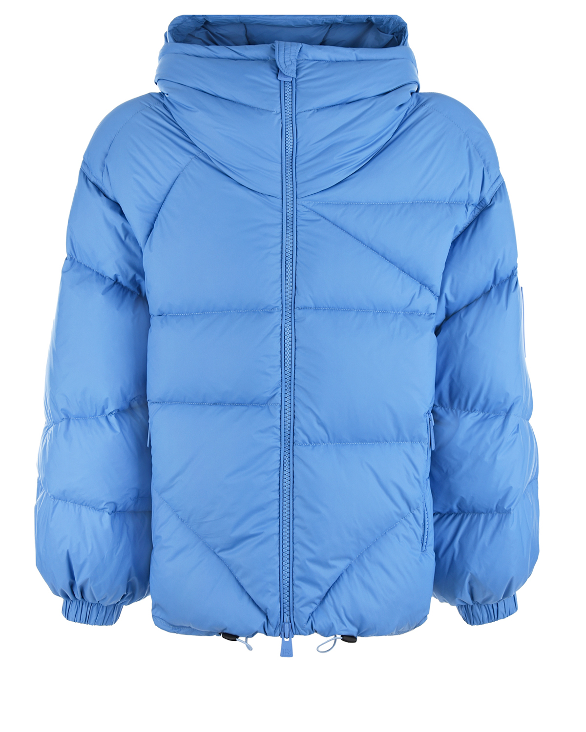 Голубая стеганая куртка-пуховик Bacon детская, размер 128, цвет голубой - фото 1
