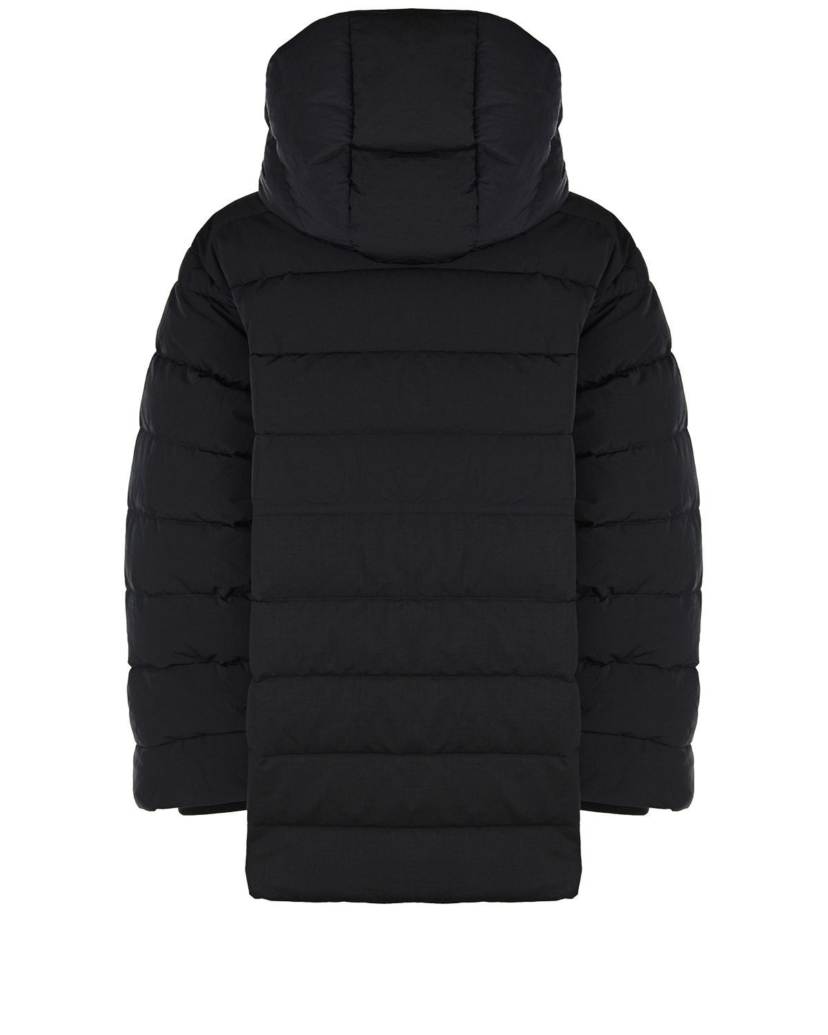 Куртка-пуховик с накладными карманами Dolce&Gabbana детская, размер 152, цвет черный - фото 2