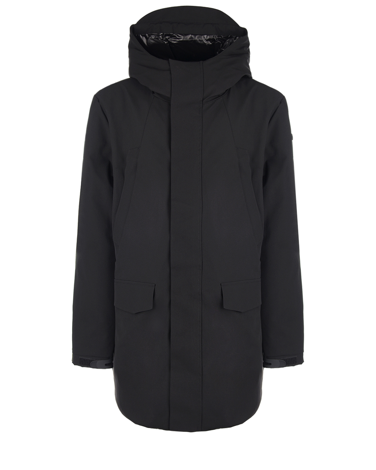 Черное пальто-пуховик Freedomday детское, размер 164, цвет черный - фото 1