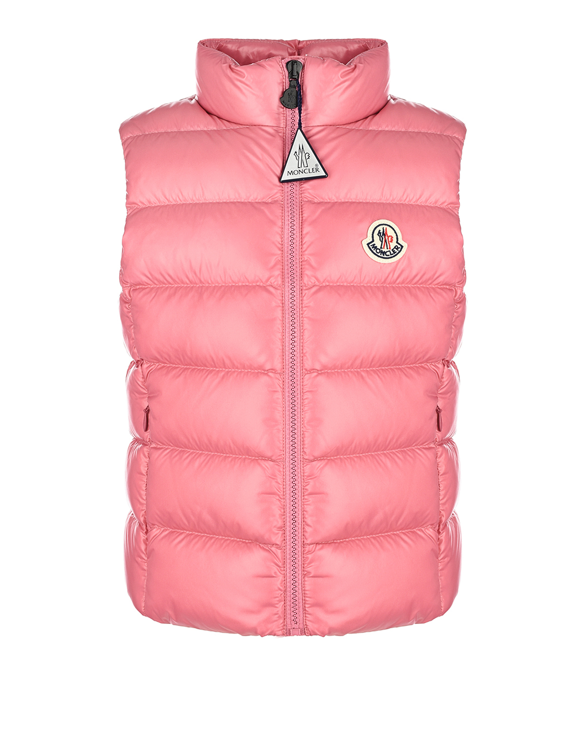 Стеганый пуховый жилет Moncler детский, размер 128, цвет нет цвета - фото 1