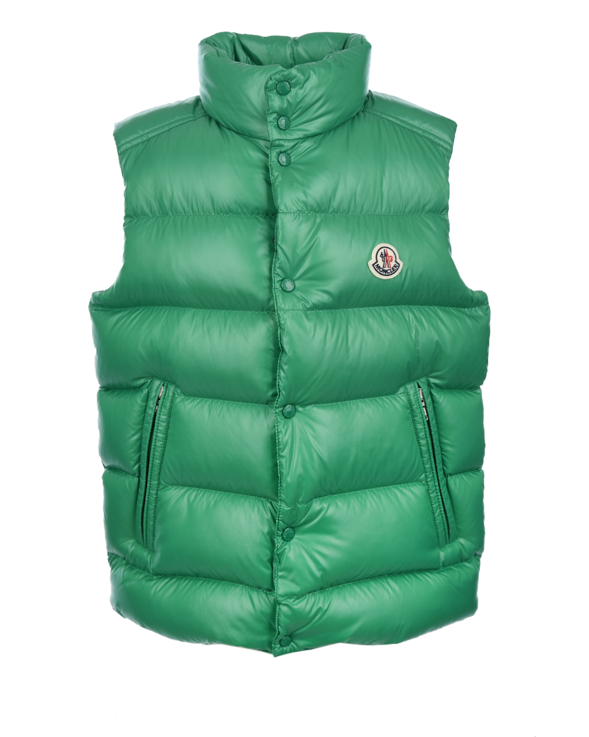 Зеленый стеганый жилет Moncler детский