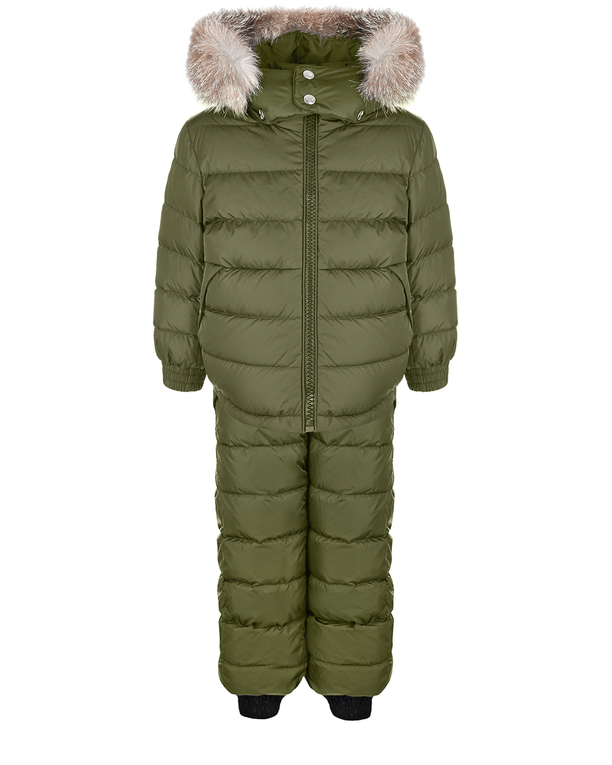 Комплект: куртка и брюки, хаки Moncler детский, размер 104