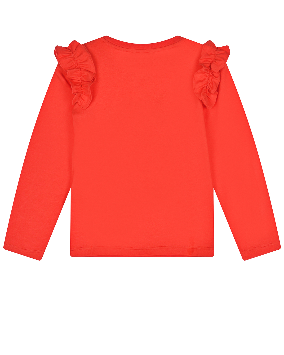 Красная толстовка с рюшами Moschino детская, размер 104, цвет красный - фото 2