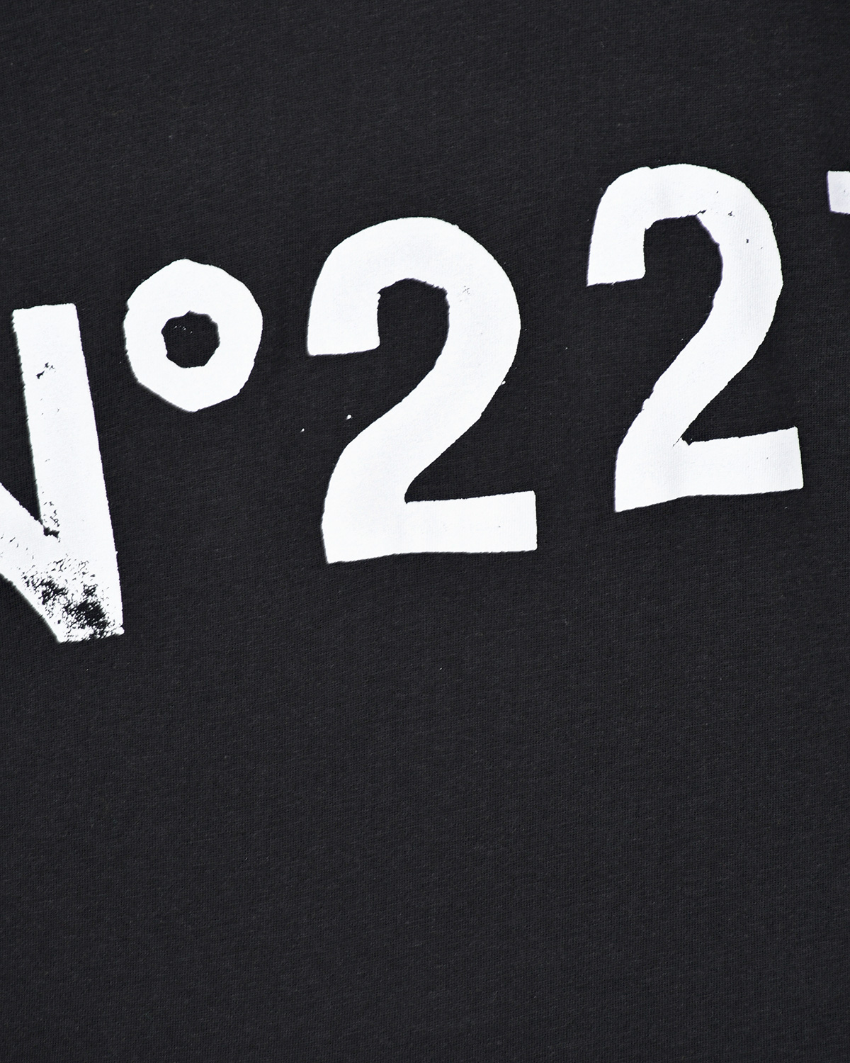 Черный топ с принтом "№221" 5 Preview, размер 42 - фото 8