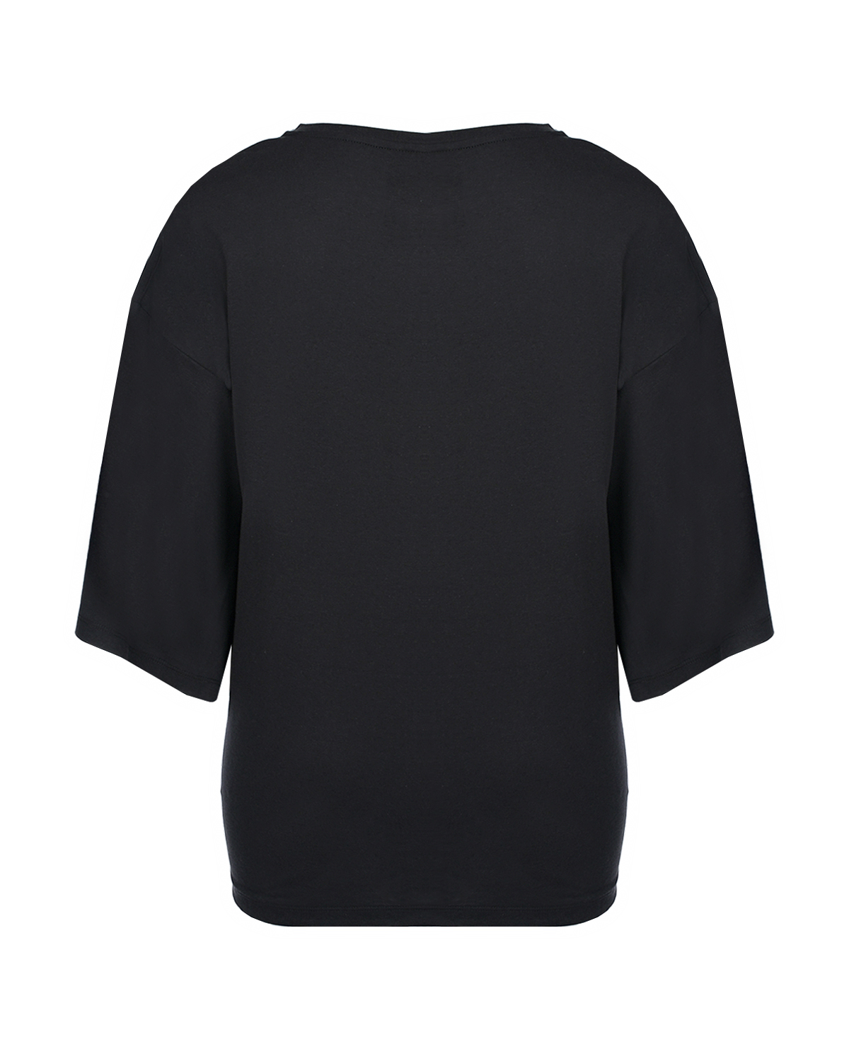 Черная футболка с принтом "Paris" 5 Preview, размер 40, цвет черный - фото 5