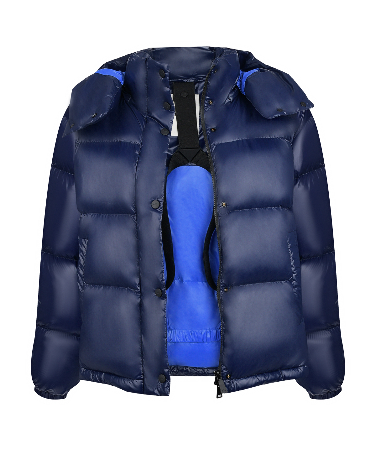 Синяя куртка с глянцевым эффектом ADD, размер 42, цвет синий - фото 7