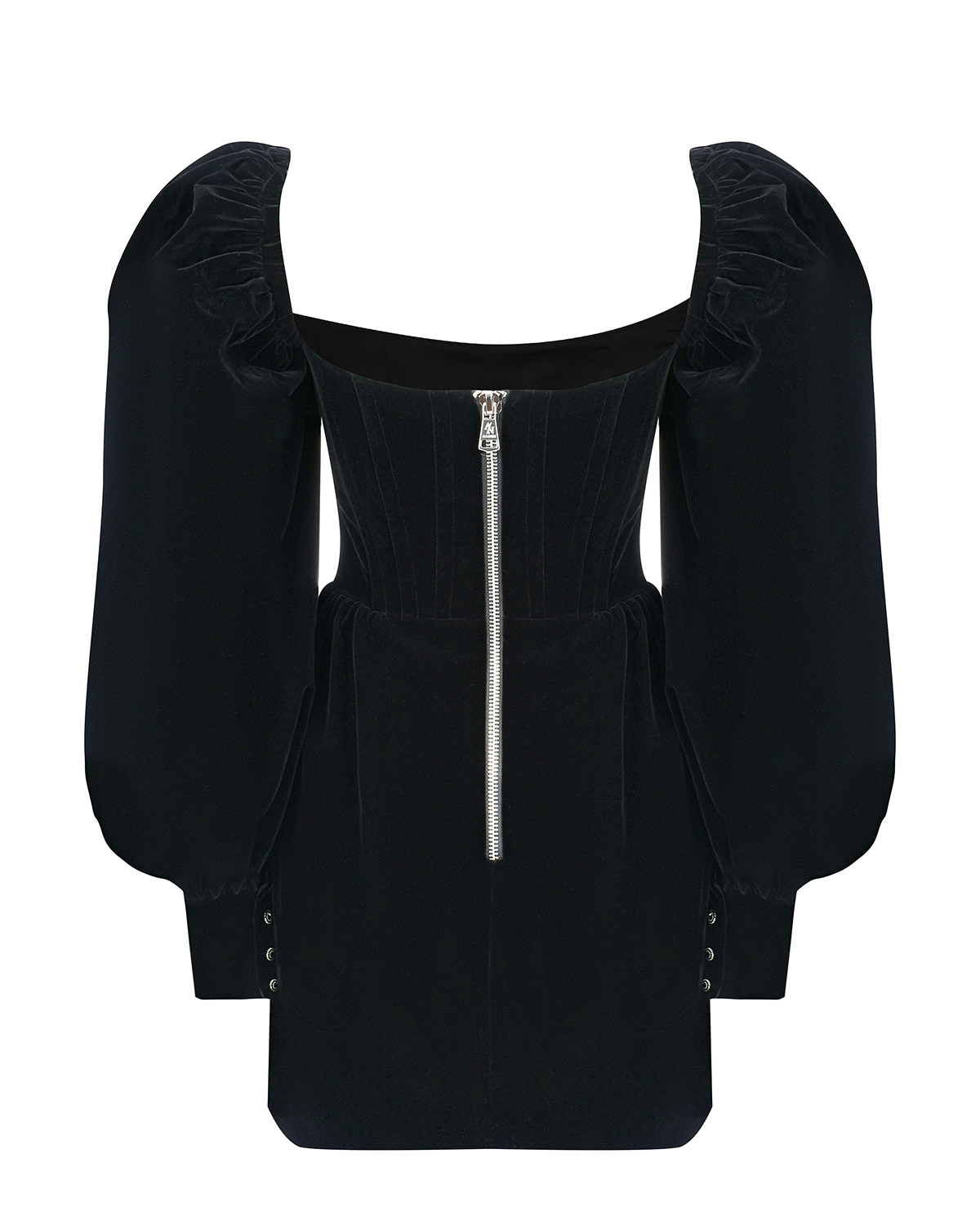 Черное бархатное платье ALINE, размер 40, цвет черный - фото 6