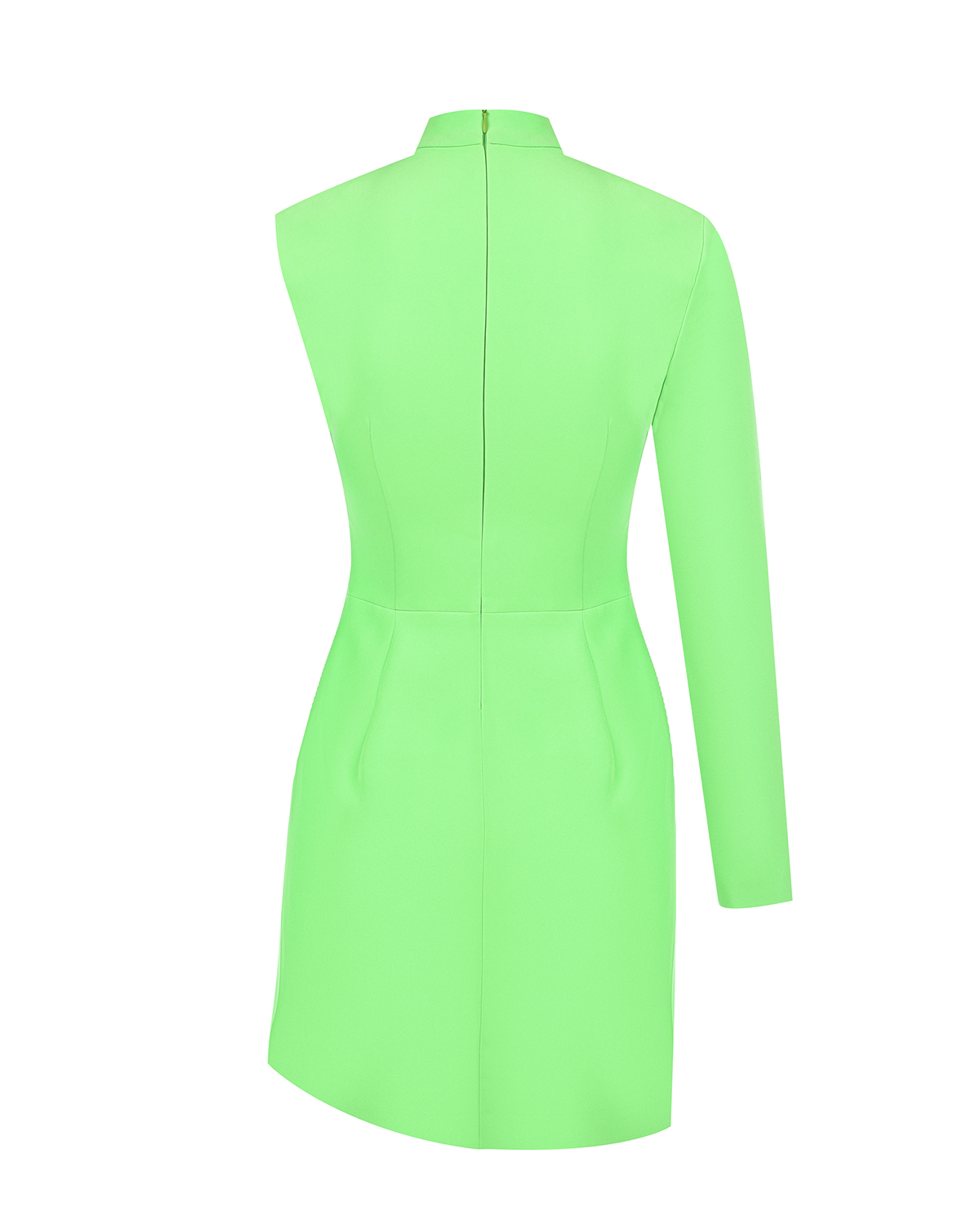 Асимметричное платье салатового цвета ALINE, размер 40 - фото 4
