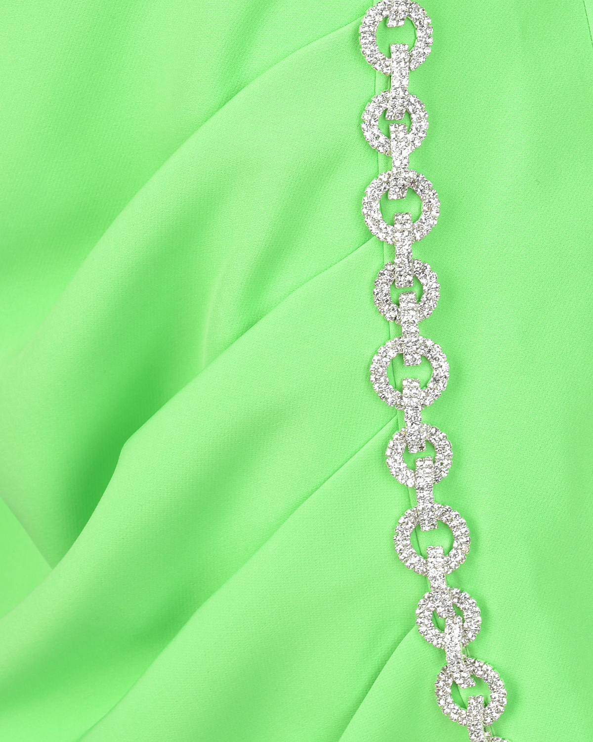 Асимметричное платье салатового цвета ALINE, размер 40 - фото 7