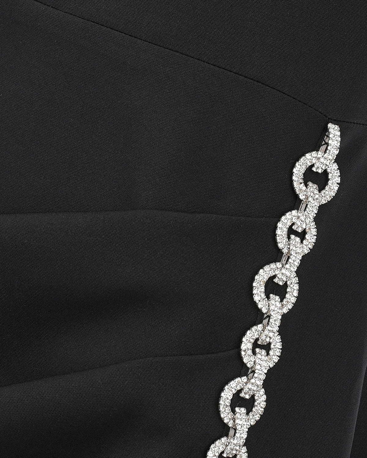 Асимметричное платье черного цвета ALINE, размер 40 - фото 6